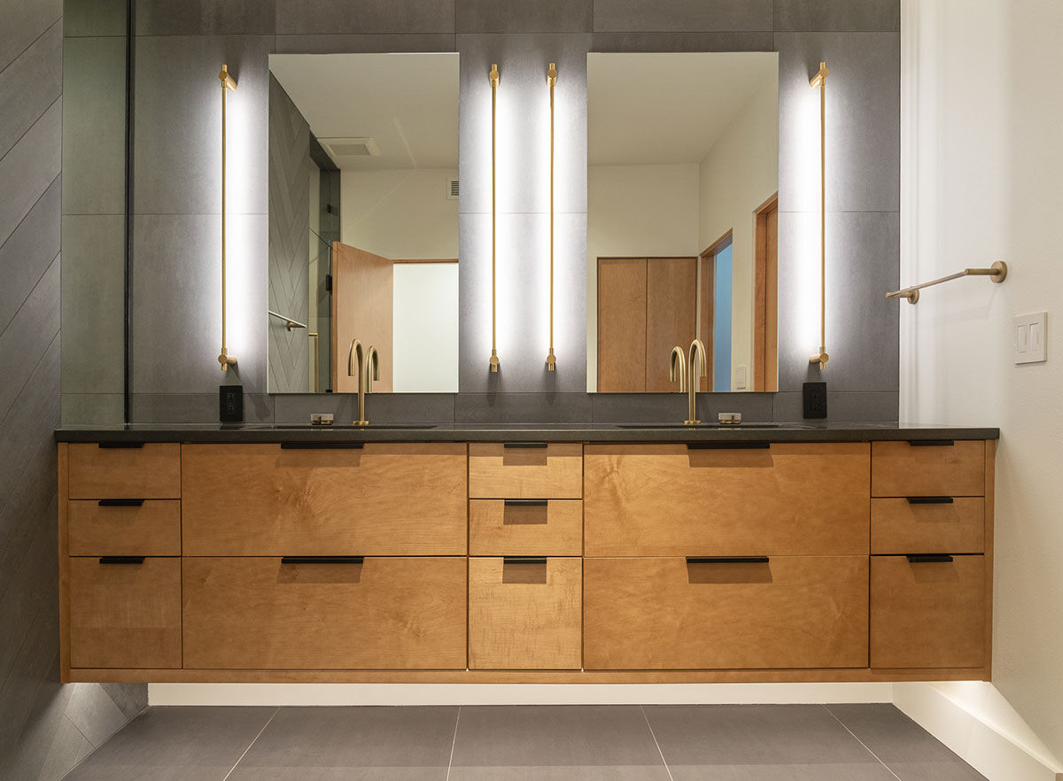 THIN Vanity Lights Featured at Kirkland Condo