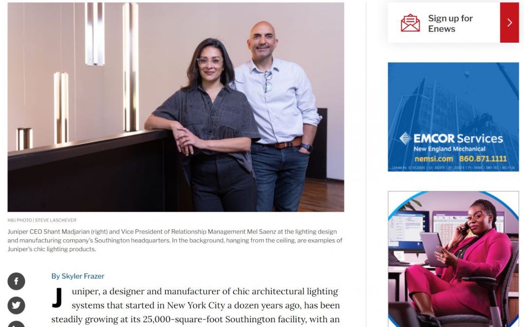 Juniper featured in Hartford Business Journal