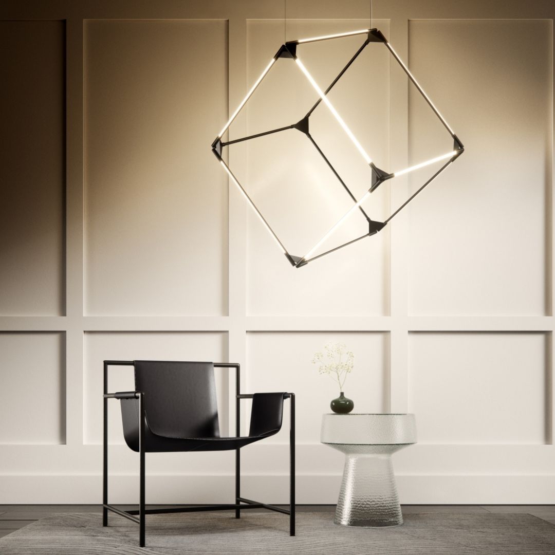 THIN Solids Suspensions — Tetrahedron, Cube (Center Mount) - Image 6