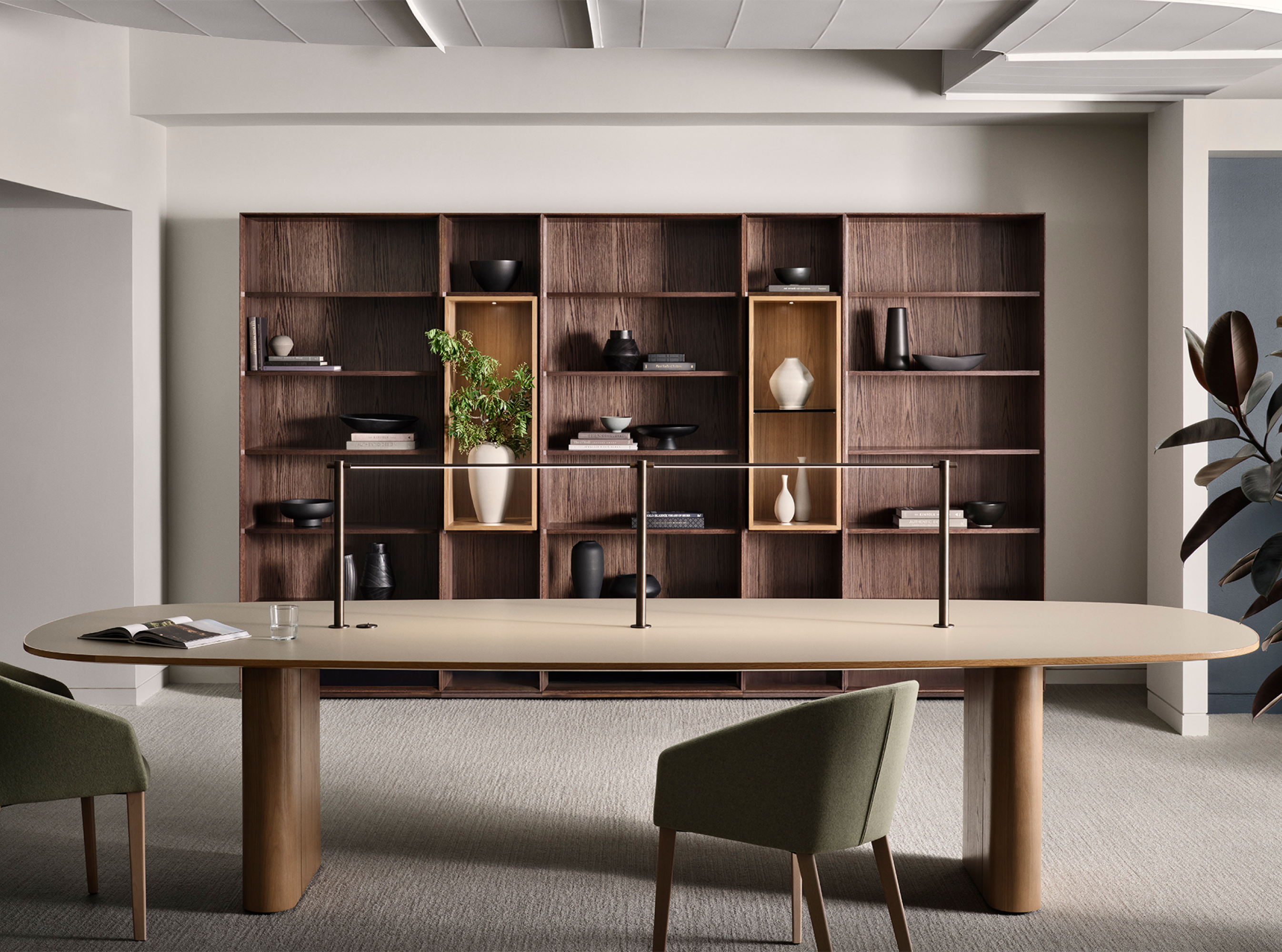 THIN Shared Task Lamp at Nucraft Showroom, Chicago